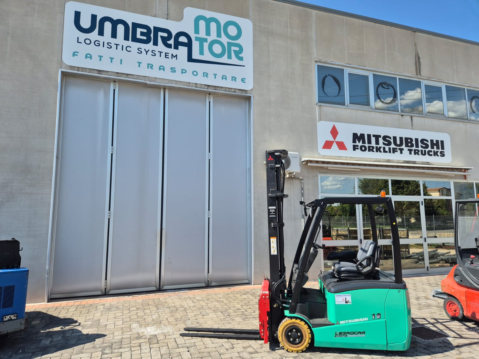 Carrello elevatore elettrico Mitsubishi FB18CPNT usato garantito (rif.170)