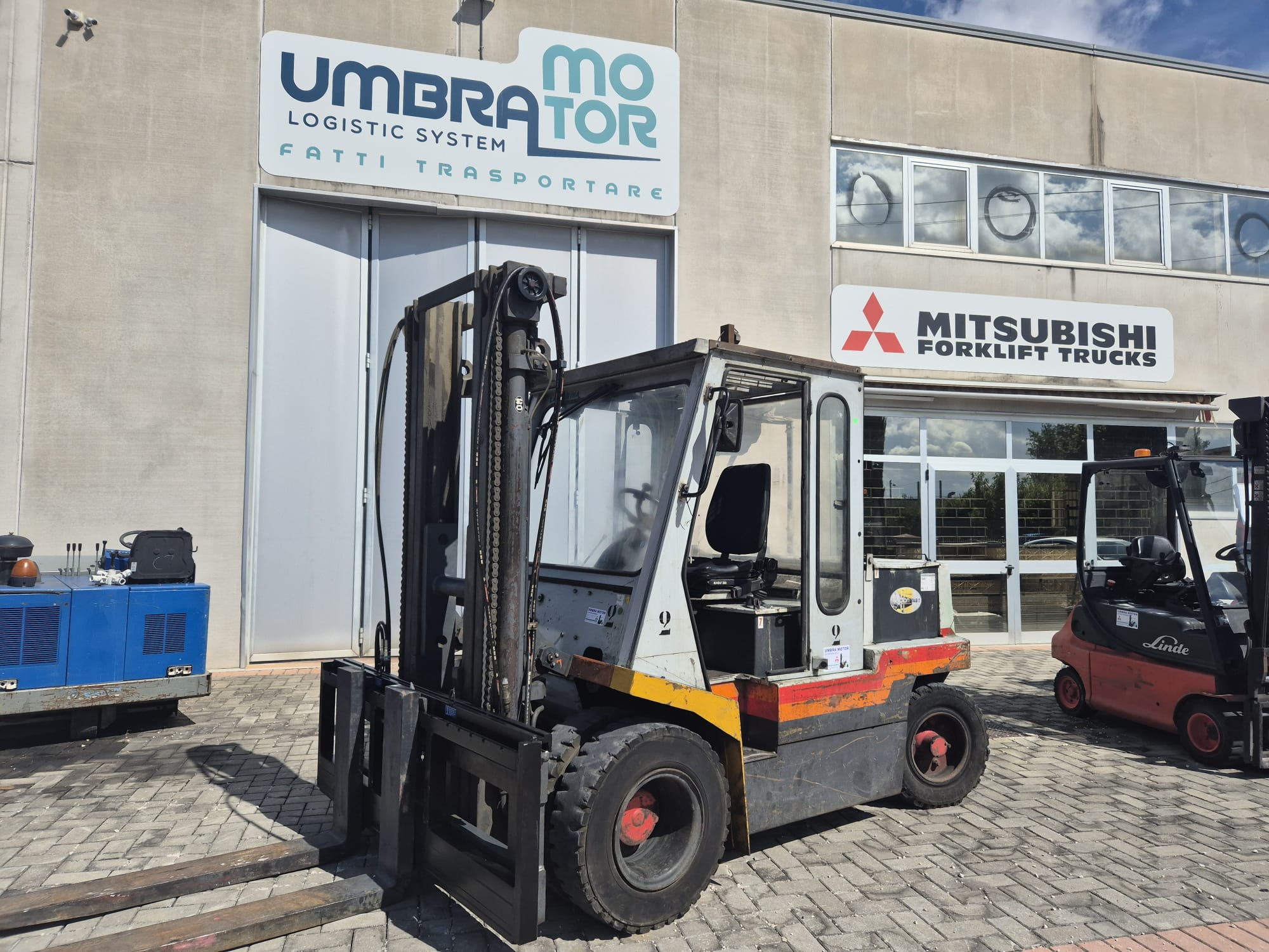 Carrello elevatore elettrico OM E80N usato garantito (rif.169)