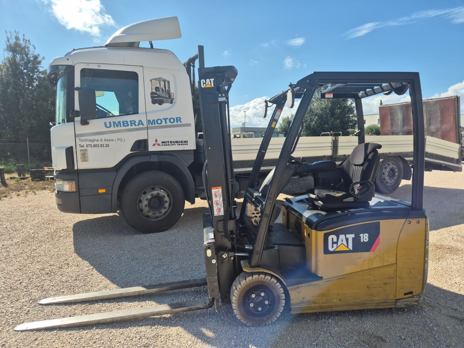 Carrello elevatore elettrico Caterpillar EP18CPNT usato garantito (rif.181)