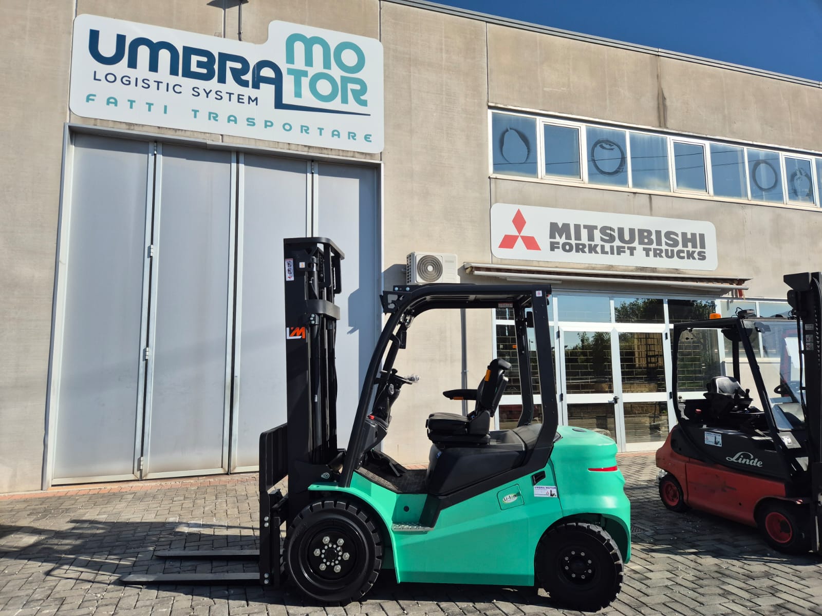 Carrello elevatore elettrico L’M Mitsubishi ECB30Q (rif.173) *NUOVO PRONTA CONSEGNA*